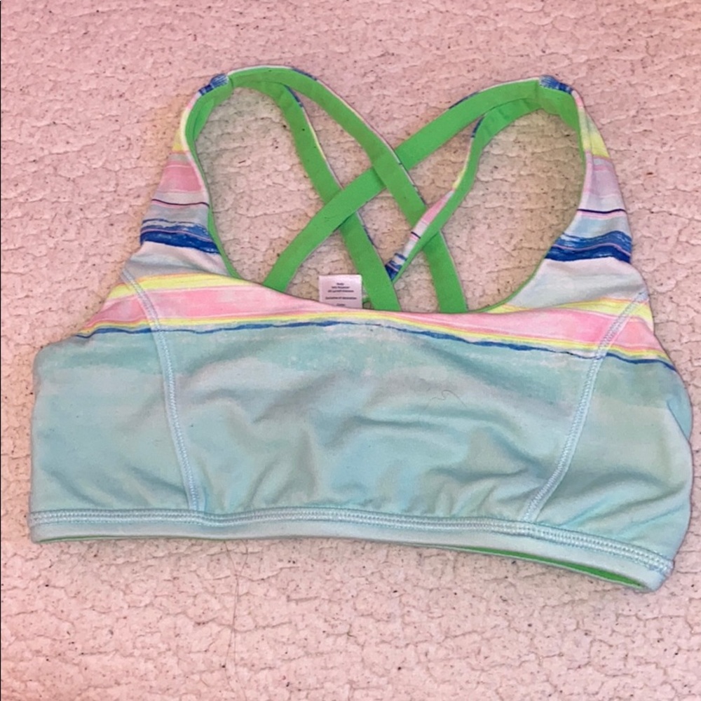 lululemon ivivva reversible bra